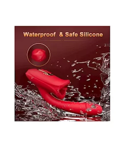 Dual Stimulation Vibrator With Licking Tongue And Realistic Dildo — image 7 of 7