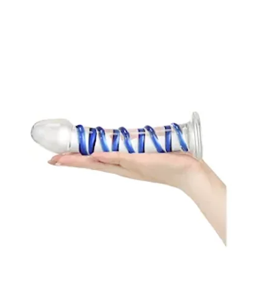 G-spot Spiral Glass Dildo — image 5 of 5