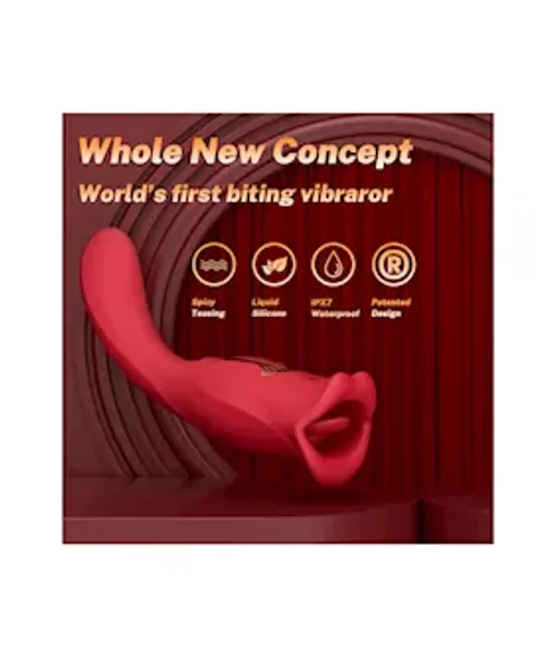 Ruby Lips Double Ended Licking Vibrator — image 4 of 6
