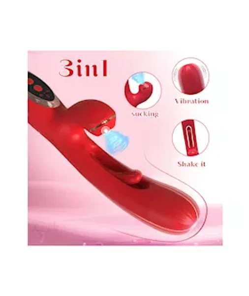Suction Rabbit Vibrator With Internal Arm — image 4 of 6