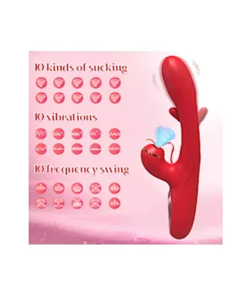 Suction Rabbit Vibrator With Internal Arm — image 6 of 6