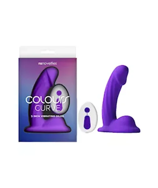 Colours Curve Vibrating Dildo 5 Inch — image 2 of 3
