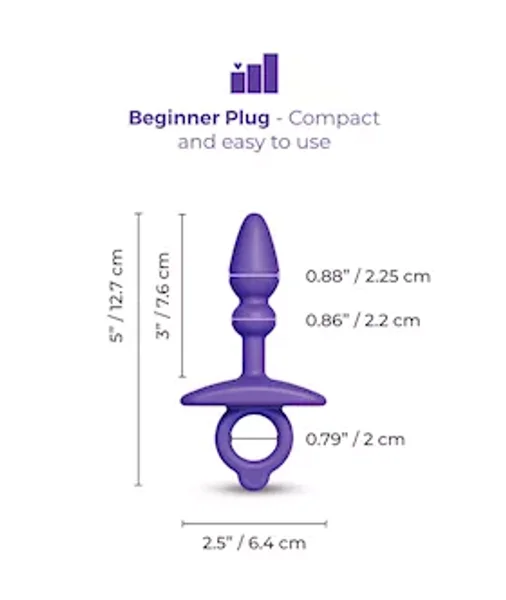 B Vibe Butties Dart Silicone Anal Plug — image 4 of 4