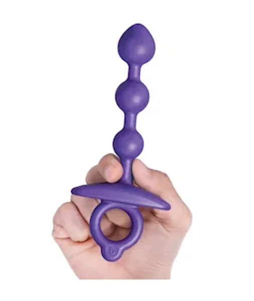 B Vibe Butties Zip Silicone Anal Beads — image 3 of 4