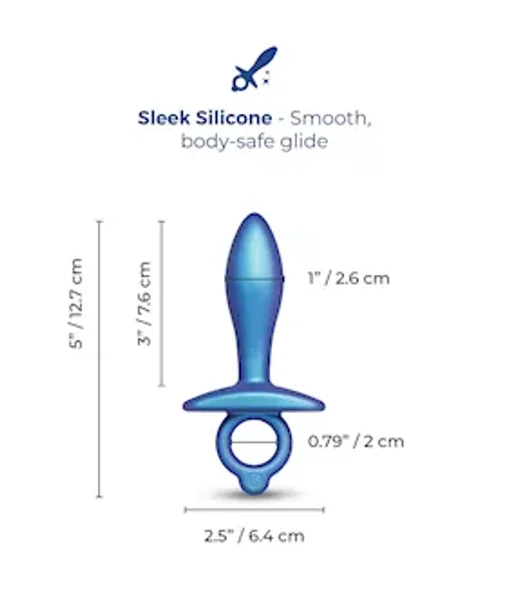 B Vibe Butties Slide Silicone Butt Plug — image 4 of 4