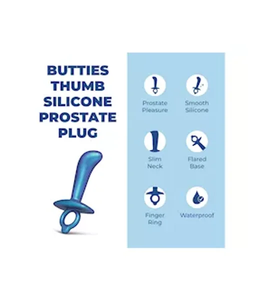 B Vibe Butties Thumb Silicone Prostate Plug — image 2 of 4