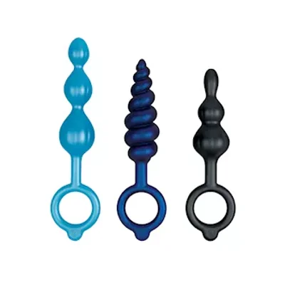 b vibe butties beaded bundle anal plug set