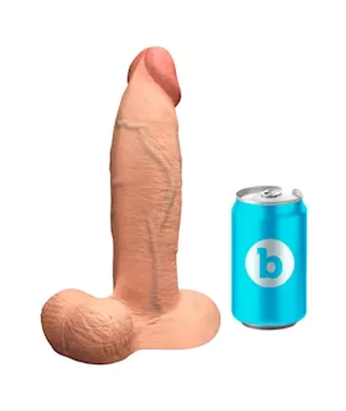 B Vibe Slipskin Girthy Realistic Dildo — image 4 of 5
