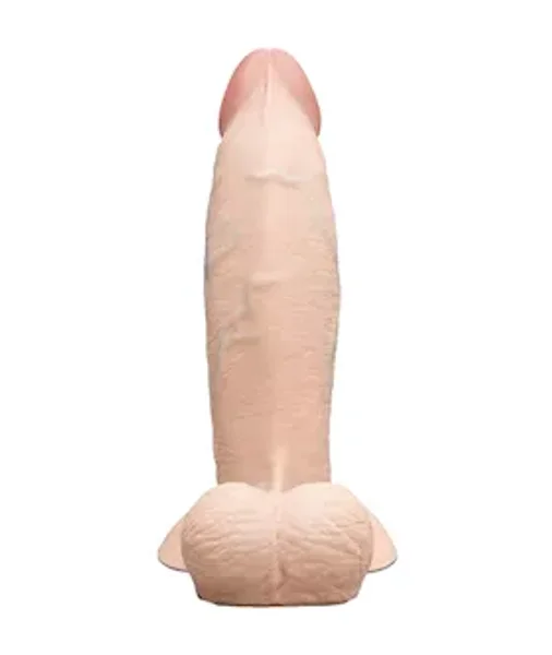 B-vibe Slipskin Realistic Girthy Dildo With Balls — image 2 of 12