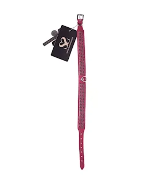 Bound X Pink Collar With Black Rhinestones — image 2 of 2