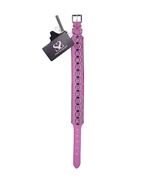 Bound X Pink Spiked Collar — image 2 of 2