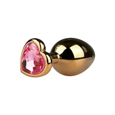easytoys medium heart shaped jewelled butt plug