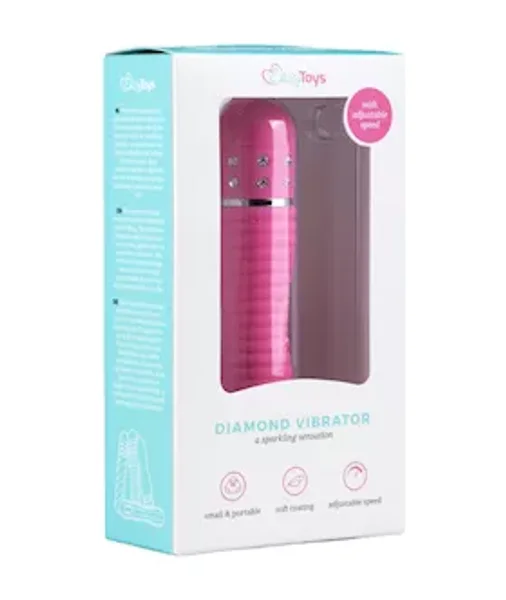 Easytoys Love Diamond Ribbed Vibrator — image 2 of 5