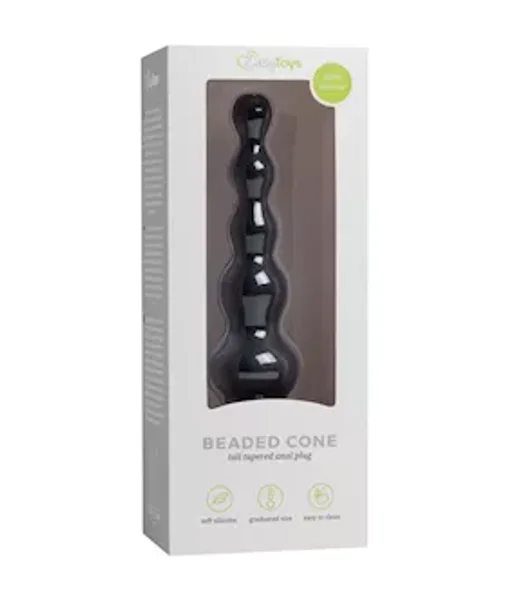 Easytoys Beaded Cone Anal Dildo — image 5 of 5