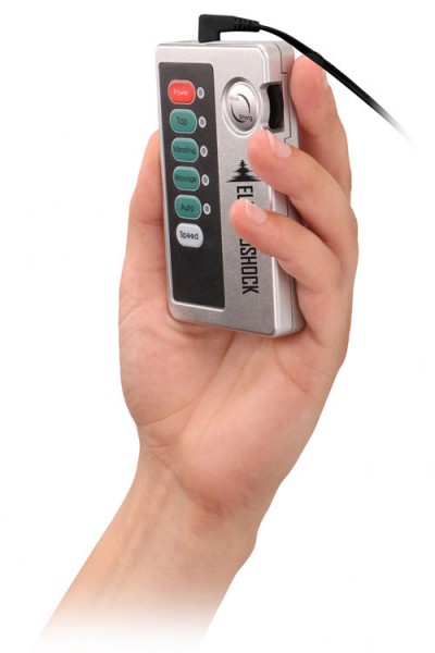 Shots Toys Electro-Shock 4.7" Cock Cage with Remote