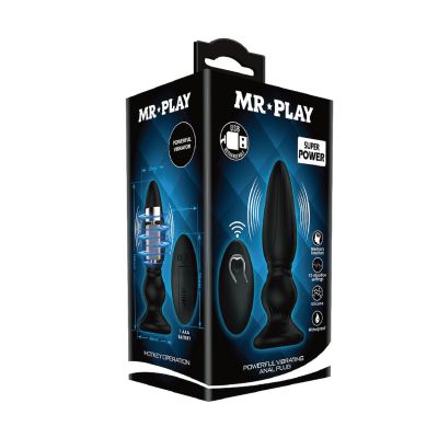 Mr Play Vibrating Anal Plug with Remote