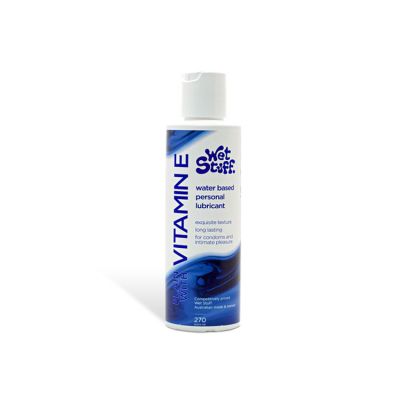 Wet Stuff Water Based Lubricant with Vitamin E 270g