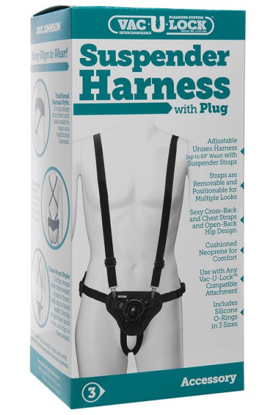 Doc Johnson Vac-U-Lock Suspender Harness