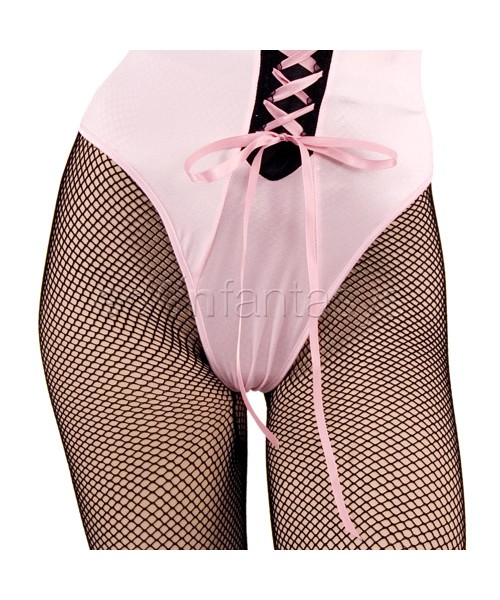 Sexy pink bunny teddy