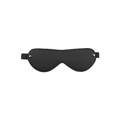 easytoys leather black blindfold