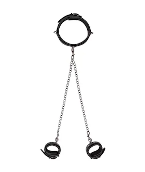 Easytoys Leather Collar With Anklecuff — image 4 of 6
