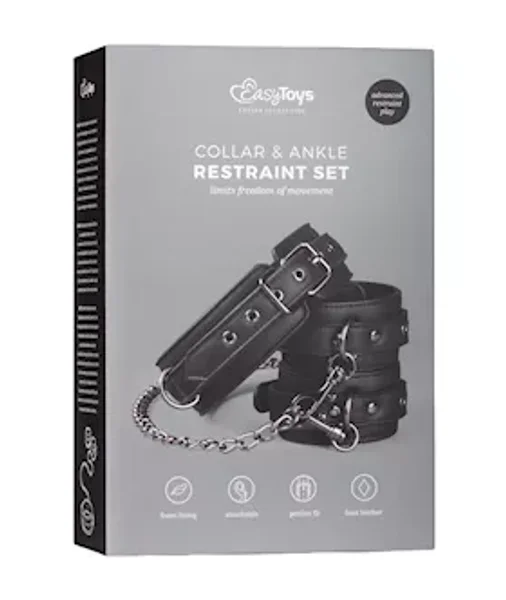 Easytoys Leather Collar With Anklecuff — image 2 of 6