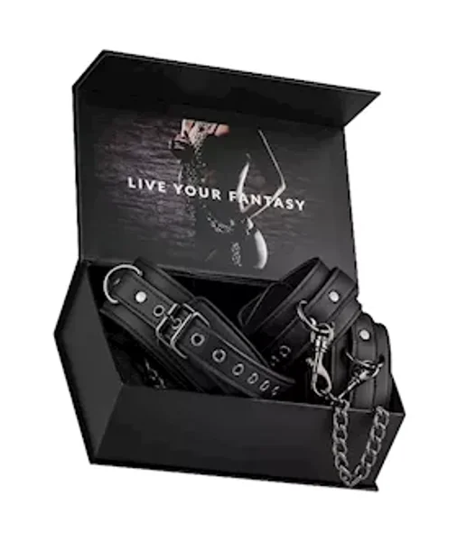 Easytoys Leather Collar With Anklecuff — image 3 of 6