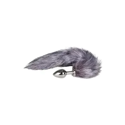 easytoys medium plush fur fox tail plug