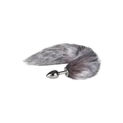 easytoys small plush fur fox tail plug
