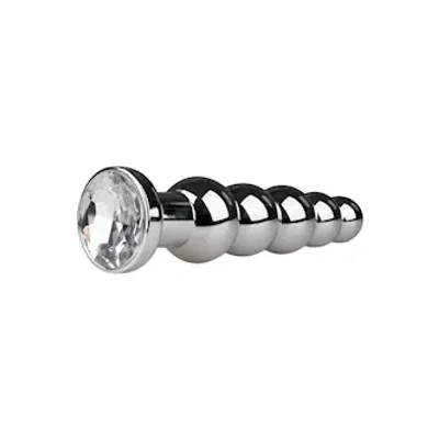 easytoys ribbed jewelled butt plug