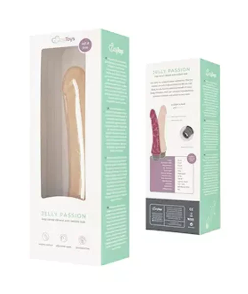 Easytoys Jelly Passion Realistic Vibrator — image 2 of 6