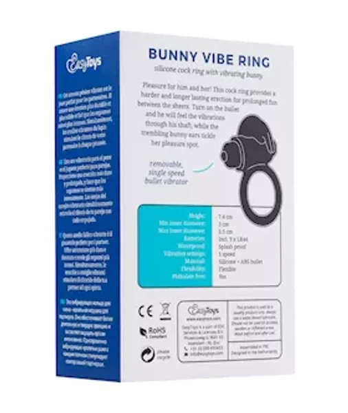 Easytoys Bunny Vibrating Cock Ring — image 10 of 11