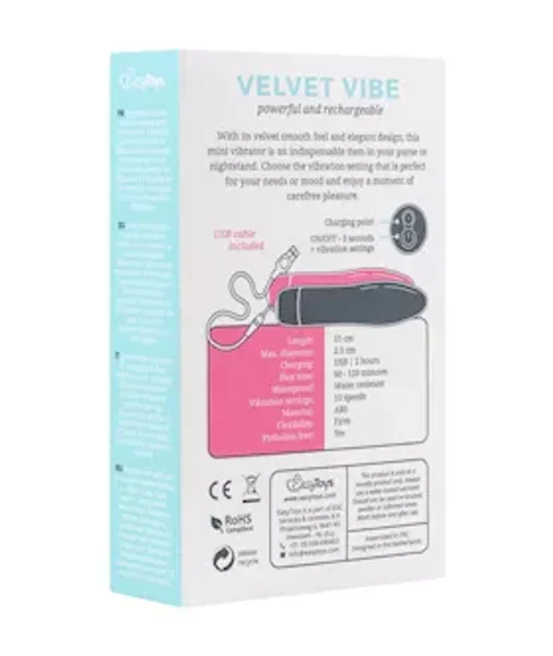 Easytoys Velvet Vibe Bullet Vibrator — image 6 of 7