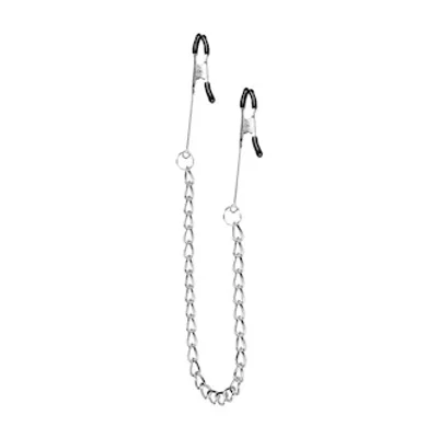 easytoys long nipple clamps with chain