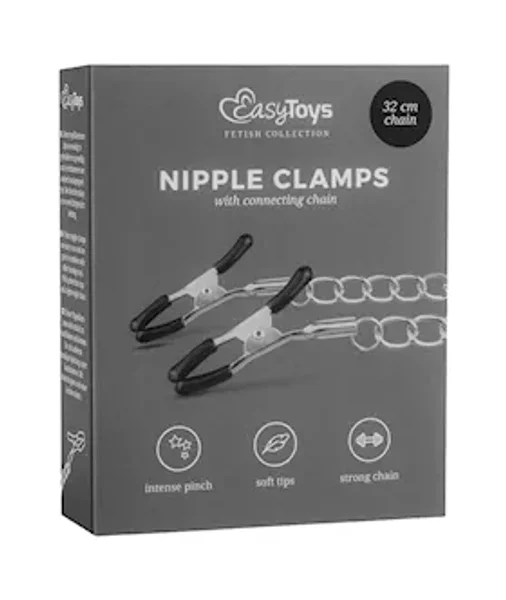 Easytoys Classic Nipple Clamps With Chain — image 2 of 5