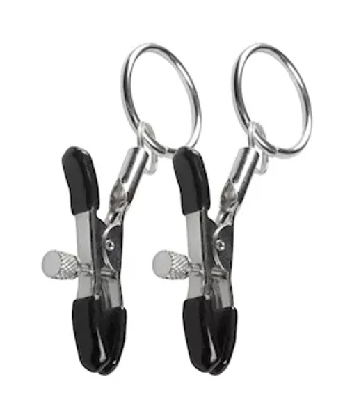Easytoys Metal Nipple Clamps With Ring — image 3 of 5
