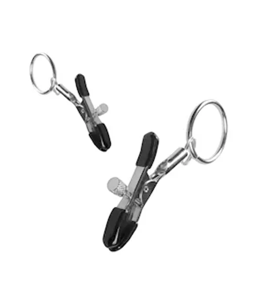 Easytoys Metal Nipple Clamps With Ring — image 2 of 5