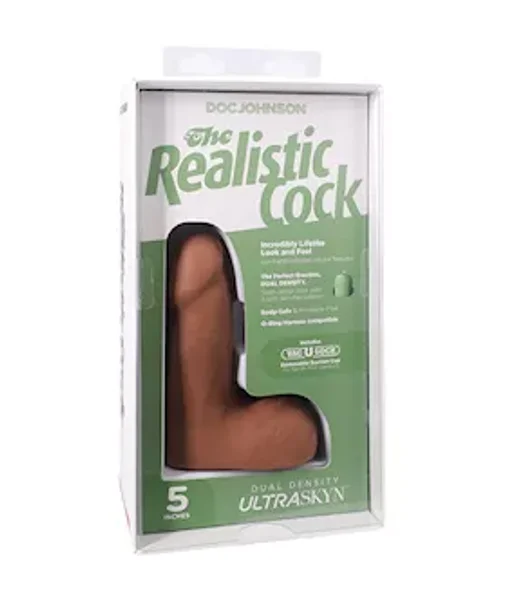 The Realistic Cock Ultraskyn - 5 Inch With Balls — image 5 of 5
