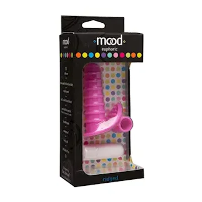mood euphoric ridged finger vibrator