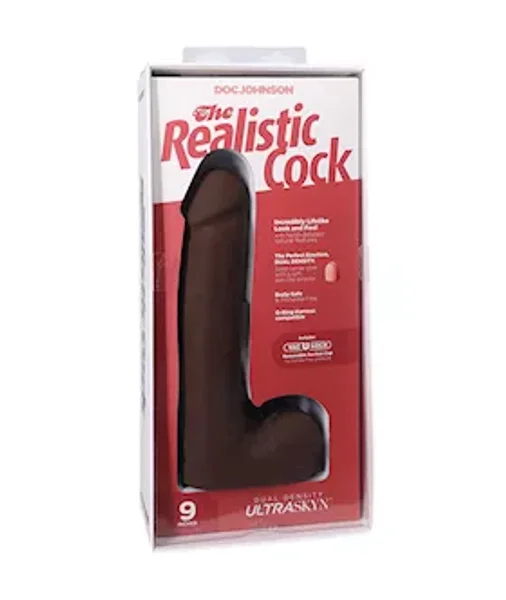 The Realistic Cock Ultraskyn - 9 Inch With Balls — image 5 of 5