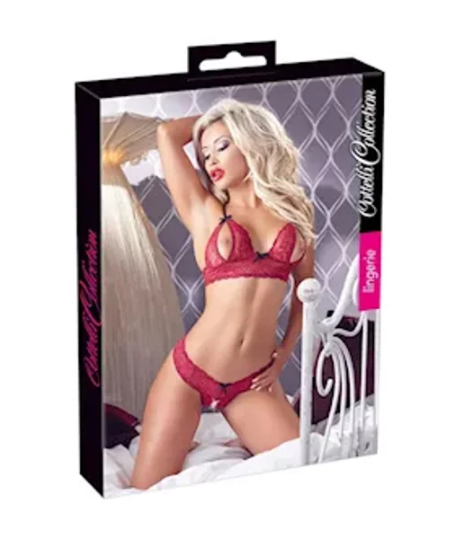 Cottelli Collection Bad Apple Crotchless Lingerie — image 3 of 3