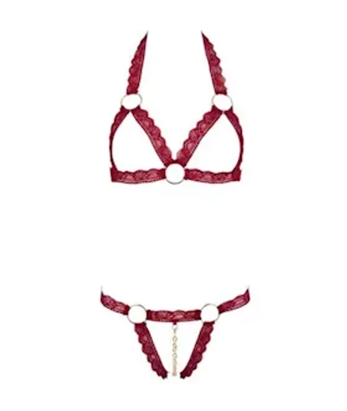 Cottelli Collection Sunrise Open Cupped Lingerie — image 3 of 4