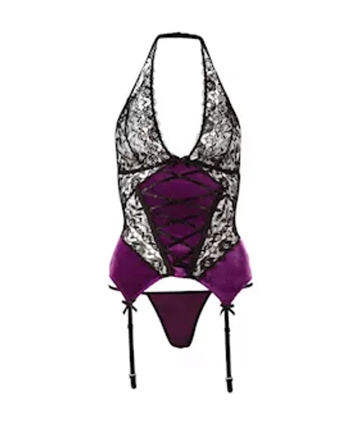 Cottelli Collection Raunchy Royal Basque Set — image 3 of 3