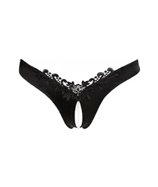 Cottelli Collection Pearly Pleasure Crotchless Panties — image 4 of 4