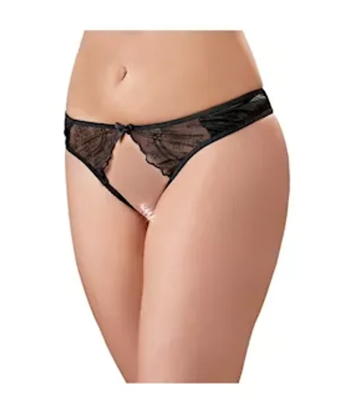 Cottelli Collection Diamond Crotchless Panties — image 2 of 2