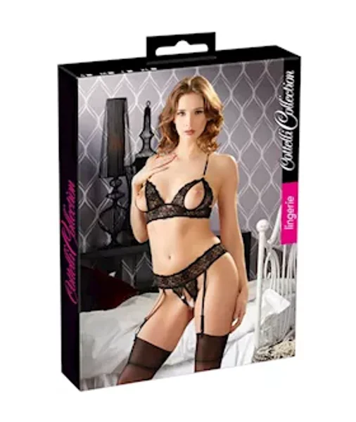 Cottelli Collection Cut Open Crotchless Lingerie — image 4 of 4