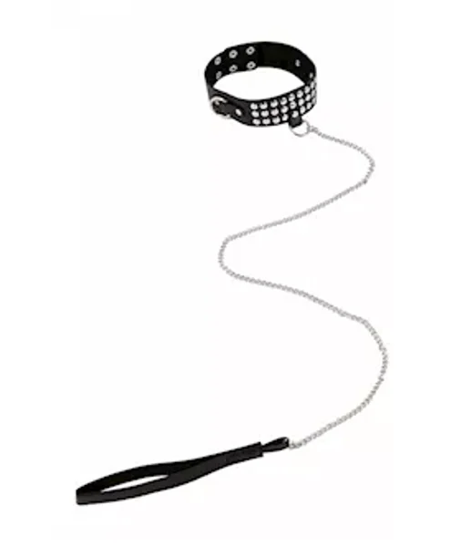 Kinki Studded Collar With Leash — image 2 of 3