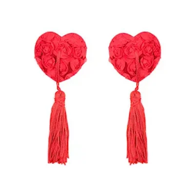kinki heart tassel nipple pasties