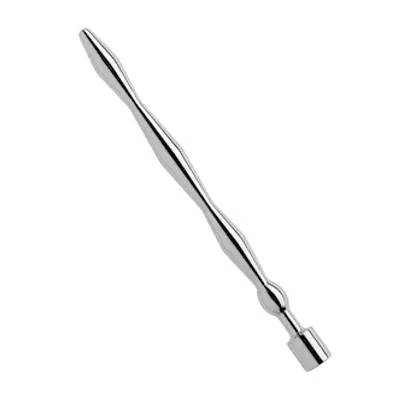 kink range ribbed jewelled penis plug 44 inch