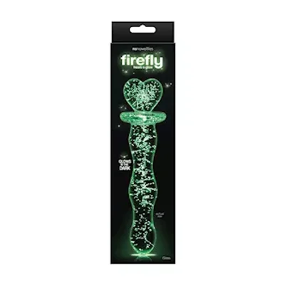 heart a glow glass dildo